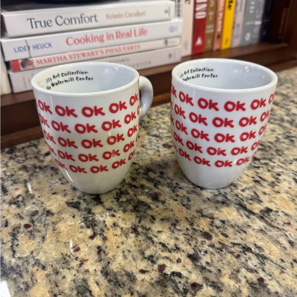 OK Patterned Mug Set